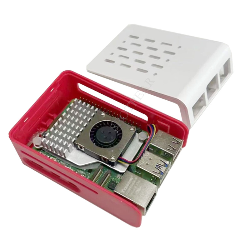 Raspberry Pi 5 Red-White cooli - Raspberry Pi 5 8Gb Board review and price